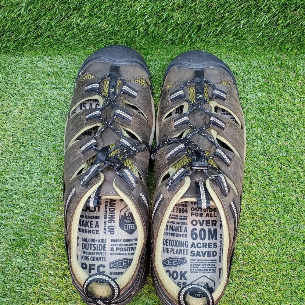 KEEN Arroyo II Hiking Sandal Closed Toe Water Shoe Canteen Black Men's SIZE 15